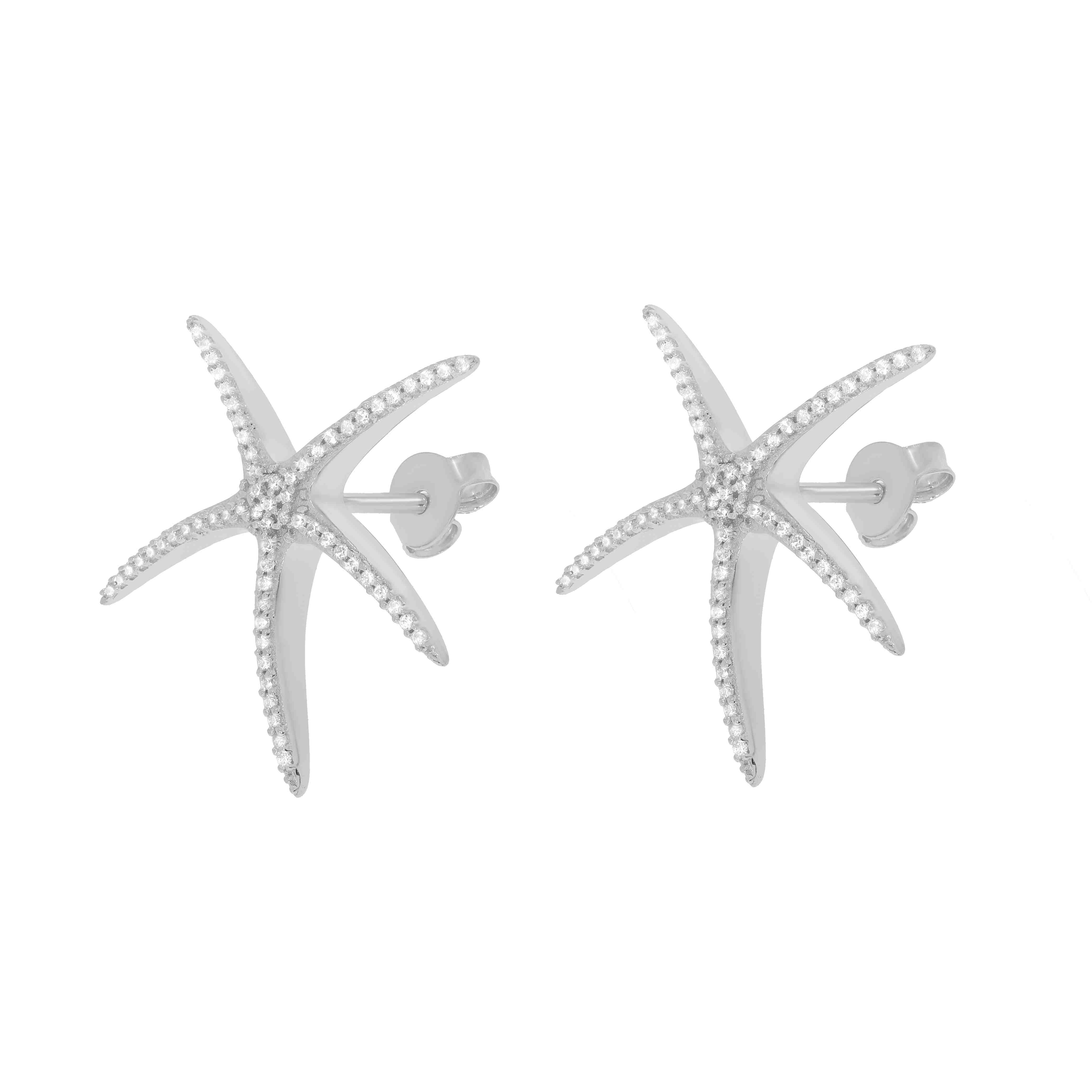Starfish Stud Earrings ER21483A20MM